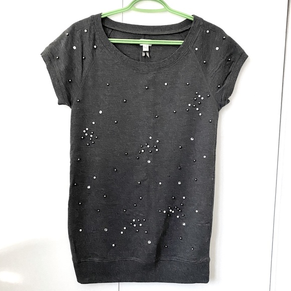 DYNAMITE beaded shirt dress - Picture 1 of 5